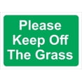 thumbnail image 1 of PLEASE KEEP OFF THE GRASS Metal Aluminum Sign KEEP OFF THE GRASS Metal Aluminum SignS WEATHERPROOF Size: 16 x 12 Inch, 1 of 5