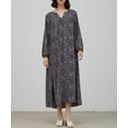 thumbnail image 1 of PLEAT SHOULDER PRINT MAXI DRESS, 1 of 7