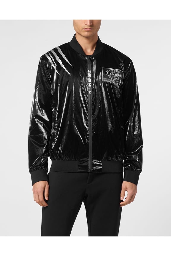 Nylon Crease Bomber Jacket Men