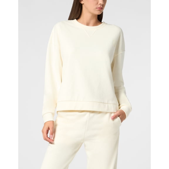 Plein Sport Boxy Fit Sweatshirt Round Neck Ls Women