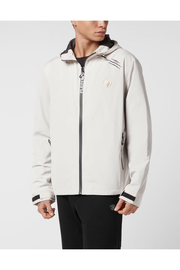 Tiger Scratch Print Windbreaker Men
