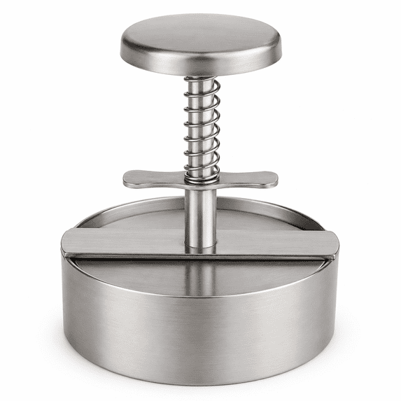 Butker Press PLERISE, Burger Press, 4.5 Inch, Stainless Steel, Effortless Design ...