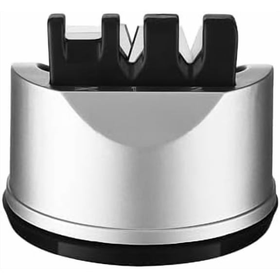 PLERISE Knife Scissors Sharpener 191H, Sharpens Straight Serrated Kitchen Knives, Versatile Tool, Fathers Day Gift, 1 Pack