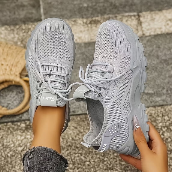 PLERISE Lightweight Breathable Women’s Sneakers, Slip-On Casual Shoes with Rugged Sole for Outdoor, Travel, Walking, All-Day Comfort, Multiple Sizes
