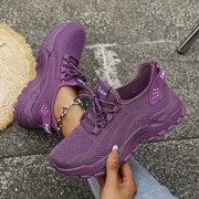 PLERISE Lightweight Breathable Women s Sneakers, Slip-On Casual Shoes with Rugged Sole for Outdoor, Travel, Walking, All-Day Comfort, Multiple Sizes