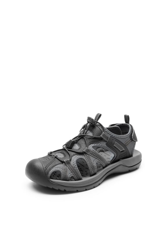 Men's Closed-Toe Hiking Sandals, Lightweight Breathable Athletic Outdoor Shoes, Comfortable for Beach, Trail, Water Sports, Walking, and Casual Summer Wear