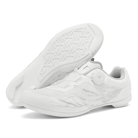 PLERISE Men’s Dual-Use Cycling Shoes – Road and Mountain Bike Self-Locking Shoes with Stiff Sole, Breathable Comfort, and Secure Pedal Grip for Performance Riding