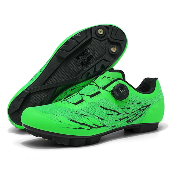 PLERISE Men’s Dual-Use Cycling Shoes – Road and Mountain Bike Self-Locking Shoes with Stiff Sole, Breathable Comfort, and Secure Pedal Grip for Performance Riding