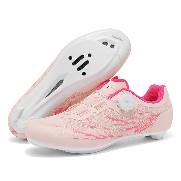 PLERISE Men’s Dual-Use Cycling Shoes – Road and Mountain Bike Self-Locking Shoes with Stiff Sole, Breathable Comfort, and Secure Pedal Grip for Performance Riding