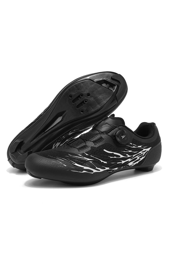 Men’s Dual-Use Cycling Shoes – Road and Mountain Bike Self-Locking Shoes with Stiff Sole, Breathable Comfort, and Secure Pedal Grip for Performance Riding