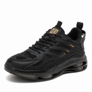 PLERISE Men s Full Air Cushion Sneakers, Breathable Shock-Absorbing Running Shoes with Non-Slip Thick Sole for Gym, Walking, Casual Wear and Everyday Comfort