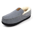 thumbnail image 1 of PLERISE Men’s Insulated Slip-On Plush Shoes, Warm Cozy Lined Footwear for Home and Outdoor Winter Wear, Comfortable Unisex Shoes Available in Multiple Colors, 1 of 9