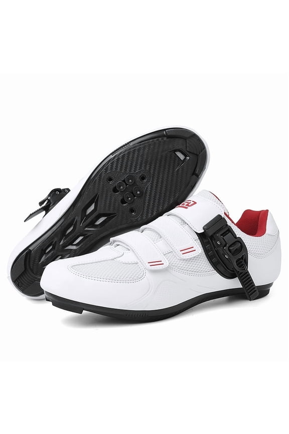 Men's & Women's Summer Cycling Shoes, Hard-Soled Road & Mountain Bike Sneakers, Lightweight Non-Lock Breathable Shoes for Training and Outdoor Riding