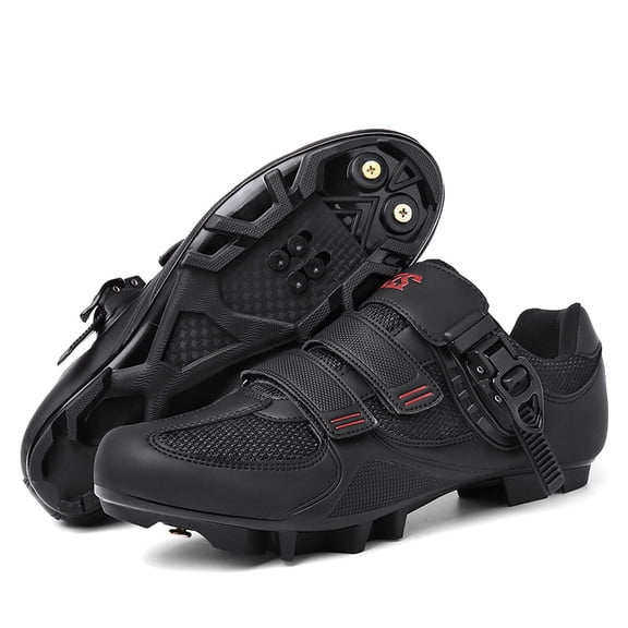 PLERISE Non-Locking Cycling Shoes for Men and Women, Hard-Soled Road & Mountain Bike Shoes, Lightweight Breathable Performance Sneakers for Outdoor Training and Riding