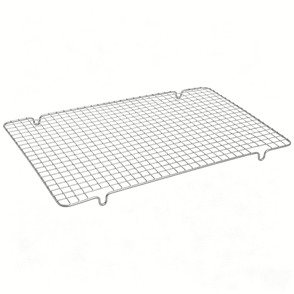 PLERISE Oven Safe Nonstick Baking and Cooling Grid, Half Sheet Steel Baking Rack for Cookies Cakes, Silver