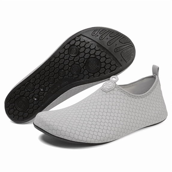 PLERISE Men's & Women's Quick-Dry Water Shoes, Lightweight Non-Slip Sneakers with PU Sole for Beach, Creek, River, Lake, Pool, Swimming, Fishing, Hiking, and Outdoor Activities