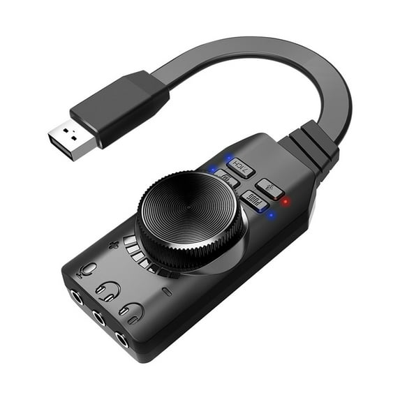 PLEXTONE GS3 USB 7.1 Virtual Gaming Sound Card for PC