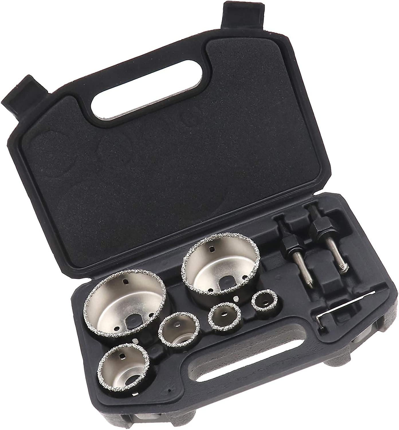 PLFL Diamond Coated Hole Saw Kit With Storage Box Alloy 6 Holes 2273mm