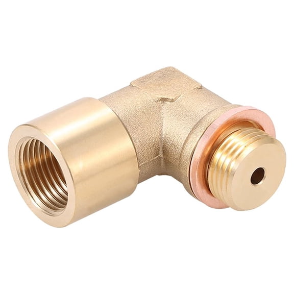 PLGEBR Gecheer 90 Degree Sensor Extender Sensor Spacer Spark Plug Adapter M18 x 1.5