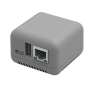 PLGEBR Print Server Transform Your USB Printer into a WiFi Network Printer Port 2 Adapter C Server Print USB Type