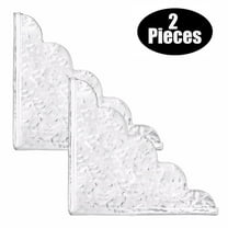 PLGEBR Shower Guard Kit,Acrylic Water Ripples Guards, Waterproof Self-Adhesive Shower Corner Guards to Keep Water in Shower or Bath