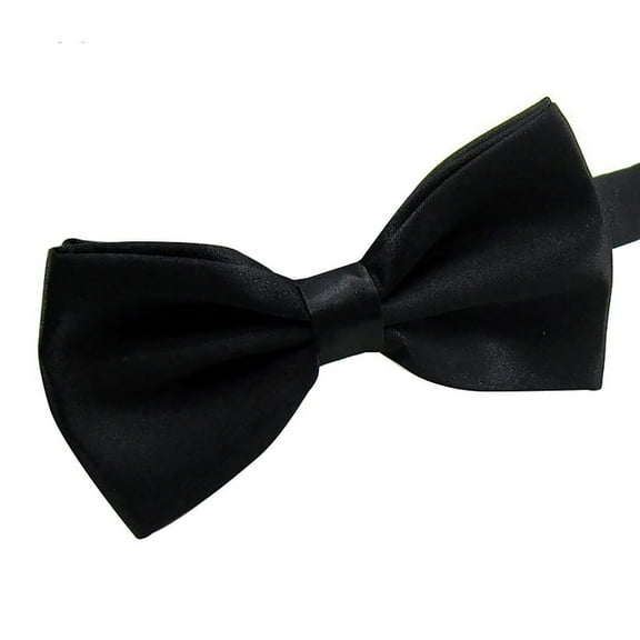 PLGEBR Songbirdth Bowtie,Bow Tie Solid Color Wear Easily Polyester Adjustable Bow Tie Pre Tied for Formal Occasions