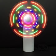 PLGEBR USB Fan with LED Display,New Battery Powered Clock Fan I LOVE YOU Display,USB LED RGB Light Programmable Fan Flexible DIY Message Mini USB Fan for PC Laptop Notebook Desktops G2K0