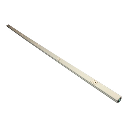 Legrand Outlet Strip, Plug Converter, 5-15R, 5 ft., Ivory S20GB512