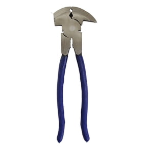 PLIER KING 10.5" (26.7 cm) Fence Plier | Drop Forged Steel | Ergonomic PVC Dipped Handle | Multifunctional Tool for Fencing Tasks