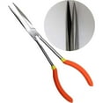 thumbnail image 1 of PLIER KING 11" (27.9 cm) Long Nose Pliers | Extended Reach with 3.5" (8.9 cm) Nose | Cushioned Grip | Drop Forged Durability, 1 of 4