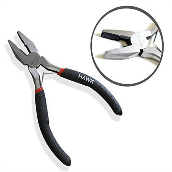 PLIER KING 4.5" (11.4 cm) Lineman's Pliers | Drop Forged Carbon Steel | PVC Double-Dipped Comfort Grip | Spring-Loaded | Inbuilt Wire Cutter