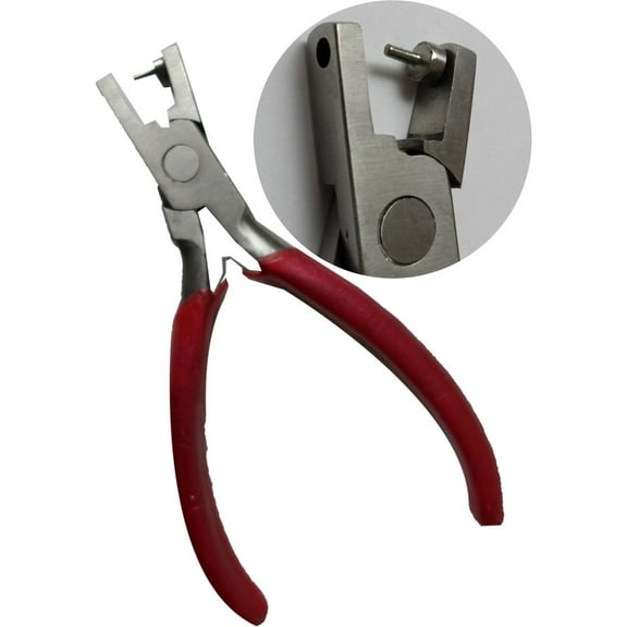 PLIER KING 5.5" (14 cm) Punch Pliers | Ergonomic Design | Vinyl-Wrapped Grip | Precision Crafting & Repair Tool | Great For Leather Crafting, Metalworking, Jewelry Crafting