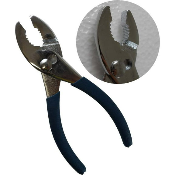 PLIER KING 6" (15.2 cm) Slip Joint Pliers | Adjustable Grip & Secure Teeth | Comfort Handle | Great For Workshop, Home Repairs, Plumbing Repairs