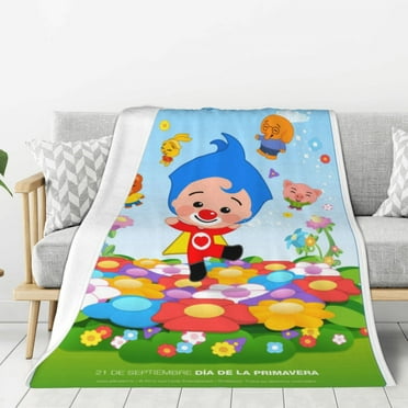 PLIM-PLIMS Throw Blanket Flannel Blanket Ultra-Soft Fleece Throw Blanket Suitable for All Seasons Couch Bed Living Room Sofa Bedding LivingRoom Decorations 50x40 Inch
