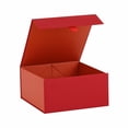 thumbnail image 1 of PLINJOY Red Gift Box 8x8x4 Inches Small Gift Boxes for Presents with Magnetic Closure Lid Luxury Collapsible Gift Box Bridesmaid, Wedding, Birthday Boxs for Gift Packaging, 1 of 6