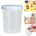 thumbnail image 1 of PLJFXXM 1 Pcs Salad Dressing Container with Leak Proof Screw on Lids,Small Reusable Stackable Plastic Dip Sauce Containers,50ml/100ml/120ml Seasoning Measuring Cup for Kitchen Accessories K, 1 of 9