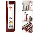 thumbnail image 1 of PLJFXXM 11.02inch Glass Galileo Thermometer with 5 Multi Colored Balls with Gold Tags from 60ºF to 84ºF Galileo Thermometer Gorgeous Gift for Family or Friends Present Home and Outdoor Décor, 1 of 9