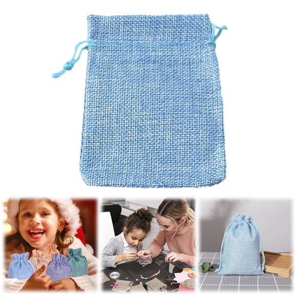 PLJFXXM 24pcs 3.9 x 5.8 Inch Burlap Bags with Drawstrings, Linen Gift Bags Jewelry Pouches Sacks for Wedding, Party Favors, DIY Craft, Presents