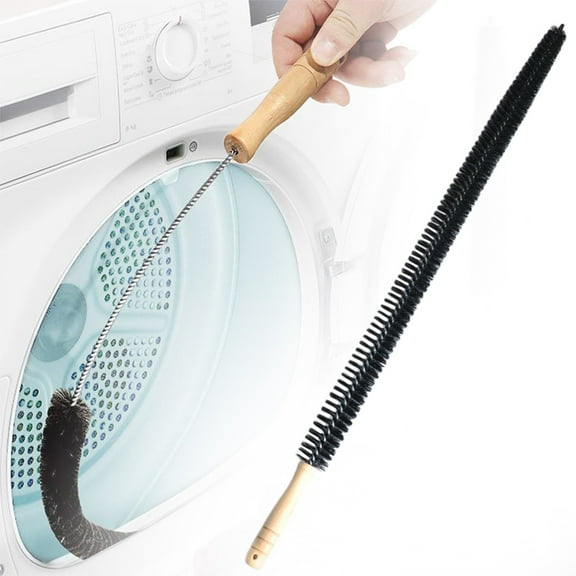 PLJFXXM 75cm Long - Handle Washer & Dryer Cleaning Brush - Deep Clean for Lint & Stains Black A
