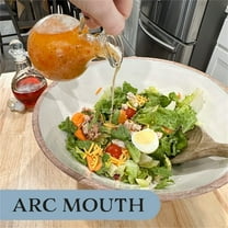 PLJFXXM 8oz Glass Oil & Vinegar Dispenser with Airtight Stopper, Elegant Cruet for Kitchen & Dining White