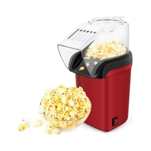 PLJFXXM Air Popcorn Machine - Electric Corn Cooking Device with Rapid Hot Air, Makes Up To 8 Cups Corn Making Machine for Counter Birthday Kitchen Home Movie, Easy Use Fun Design