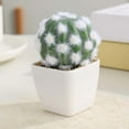 thumbnail image 1 of PLJFXXM Artificial Cactus Plants in Ceramic Pots, Potted Faux Succulents in Pots Fake Potted Plants Cactus Decor Small Artificial Plant for Home Decor Indoor Office Desk Tabletop Shelf, 1 of 6