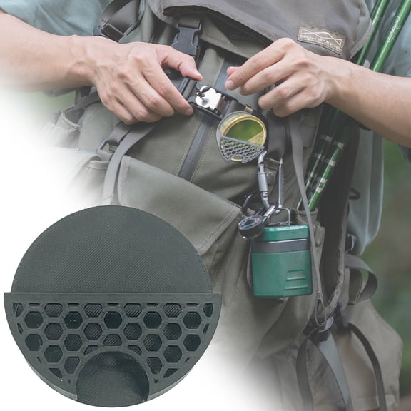 PLJFXXM Car Visor Clip Holder , Durable Pouch Can Tins Organizer Storage Lightweight & Universal Belt or Sun Visor Holster Accessory for Daily Use and Gift (Black)