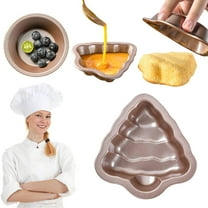 PLJFXXM Christmas Tree Mini Cake Pan – Non-Stick Baking Mold, Cake Tin for Christmas Cake, Chocolate, Fondant & Holiday Sweets, Festive DIY Bakeware