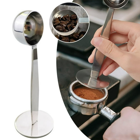 PLJFXXM Coffee Scoops, 1 PC 15 ML (1 TPSP) 304 Stainless Steel Espresso Coffee Measuring Spoon 1 Tablespoon Measure Spoon with Pressed Bottom Fits Coffee Container for Ground Coffee Tea Salt