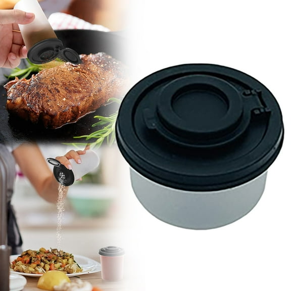 PLJFXXM Food Storage Containers, Plastic Spice Jars with Cap Clear and Safe Plastic Bottle Containers with Shaker Lids for Storing Spice, Herbs and Seasoning Powders, BPA Free