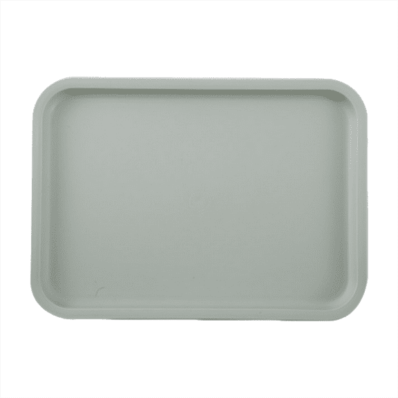 PLJFXXM FoodService Products Cafe Plastic Fast Food Tray, 12.6" x 10", Gray