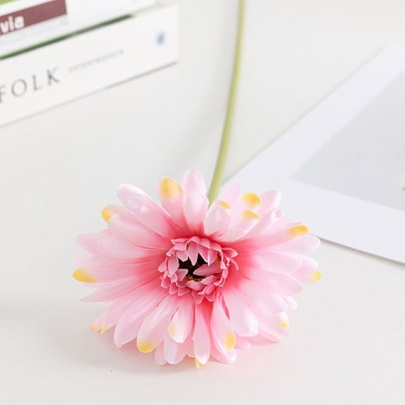 PLJFXXM Gerbera Daisy Artificial Flowers, Fake Daisies Artificial Daisy Flowers with Stems for Wedding Party Office Home Decorations