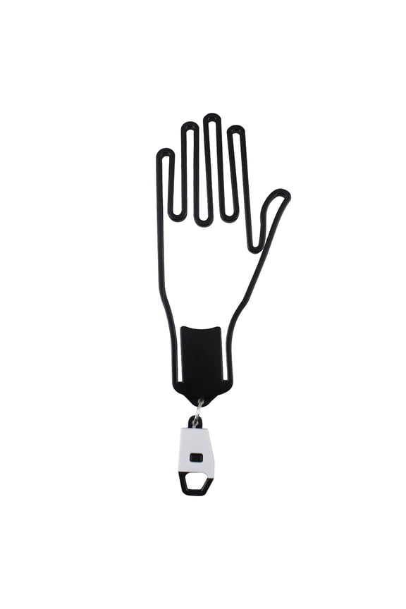 Gloves Stretcher, 1Pcs Black Frame Glove Support, Plastic Glove Bracket Tool Accessory