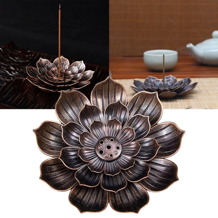 PLJFXXM Incense Holder Lotus Sticks Incense Burner Cone Incense Burner Ash Catcher for Home Fragrance Yoga Sauna SPA